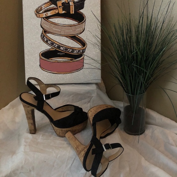 Ladies Cato platform heels - Picture 2 of 4